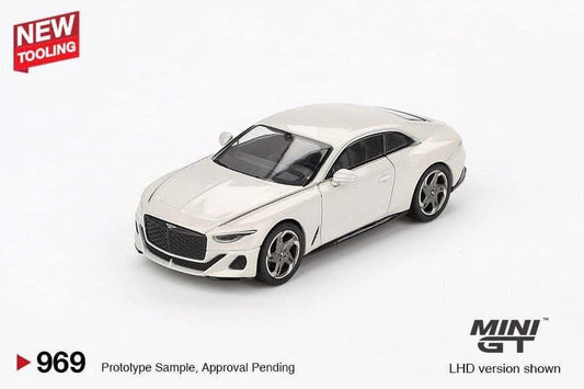 Mini GT Bentley Batur Bonneville Pearl White #969