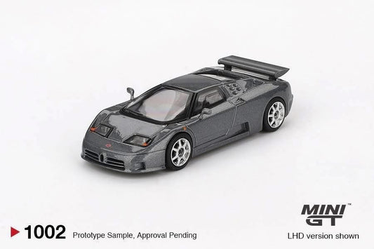 Mini GT Bugatti EB110 Super Sport Grigio Scuro #1002