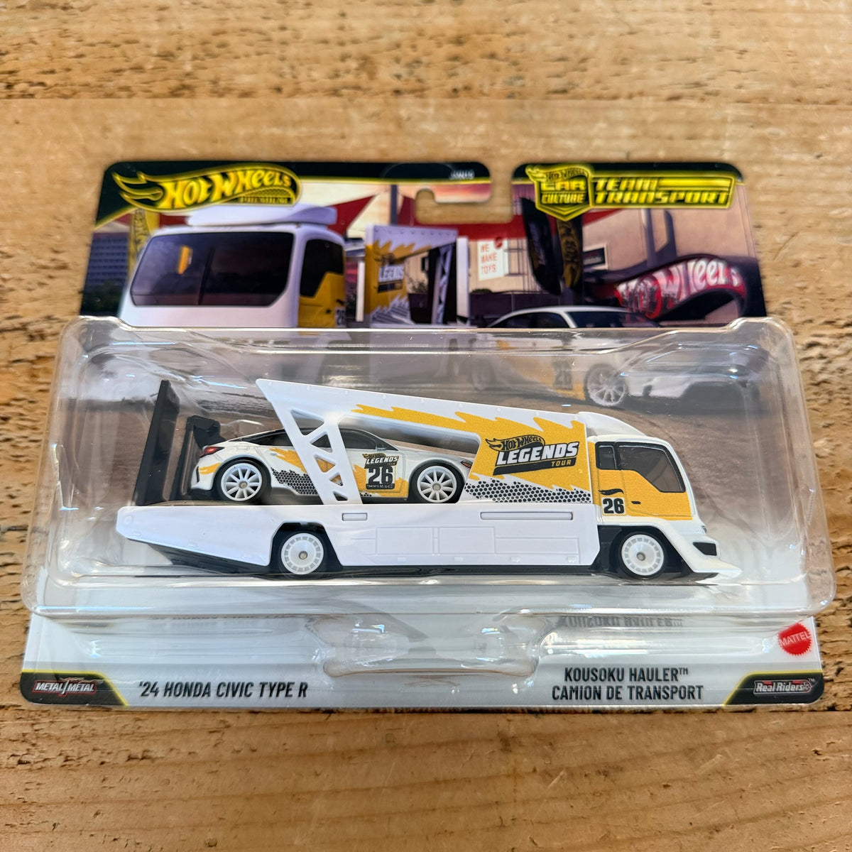 Hot Wheels Team Transport Legends Tour ‘24 Honda Civic Type R & Kousuku Hauler