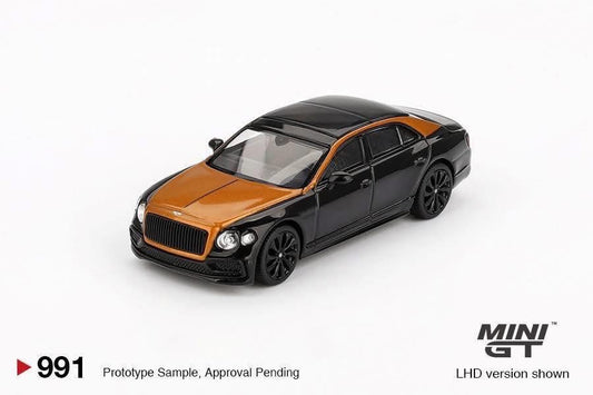 Mini GT Bentley Flying Spur Orange Flame Oynx #991