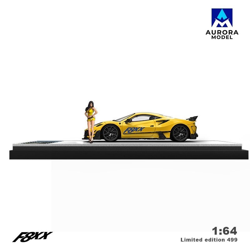 Aurora Model Mansory Ferrari F8XX With Figure