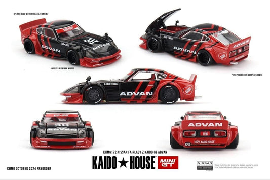 Mini GT x Kaido House Nissan Fairlady Z Kaido GT Advan #172
