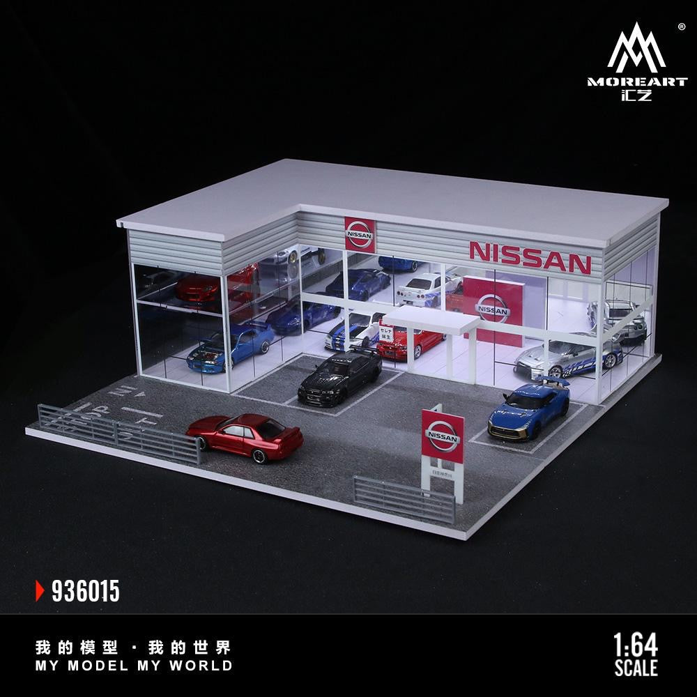 MoreArt Diorama Nissan Dealership Showroom