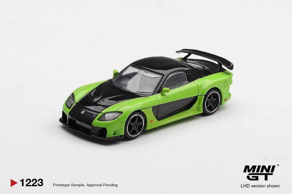 Mini GT Mazda RX7 Veilside Fortune7 Green #1223