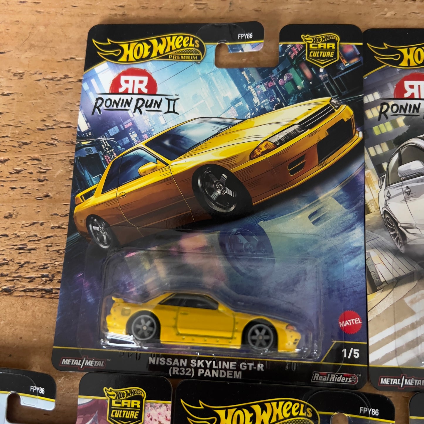 Hot Wheels Premium Ronin Run 2 Full Set Of 5