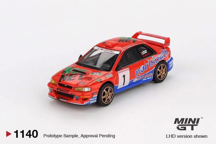 Mini GT Subaru Impreza WRC97 1999 DRM Champion #1140