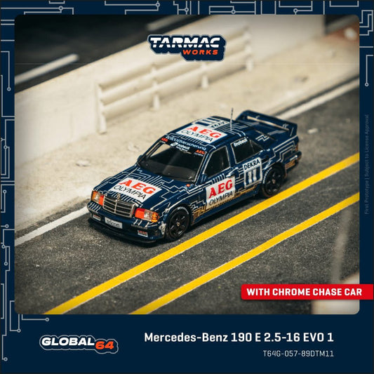 Tarmac Works Mercedes Benz 190E 2.5-16 Evo 1 DTM 1989