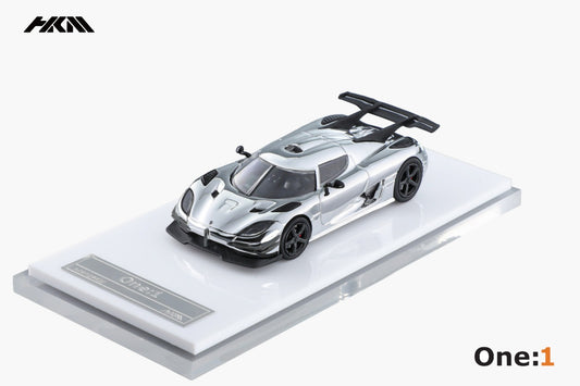 HKM Model Koenigsegg Agera One:1 Electroplated Silver Chrome