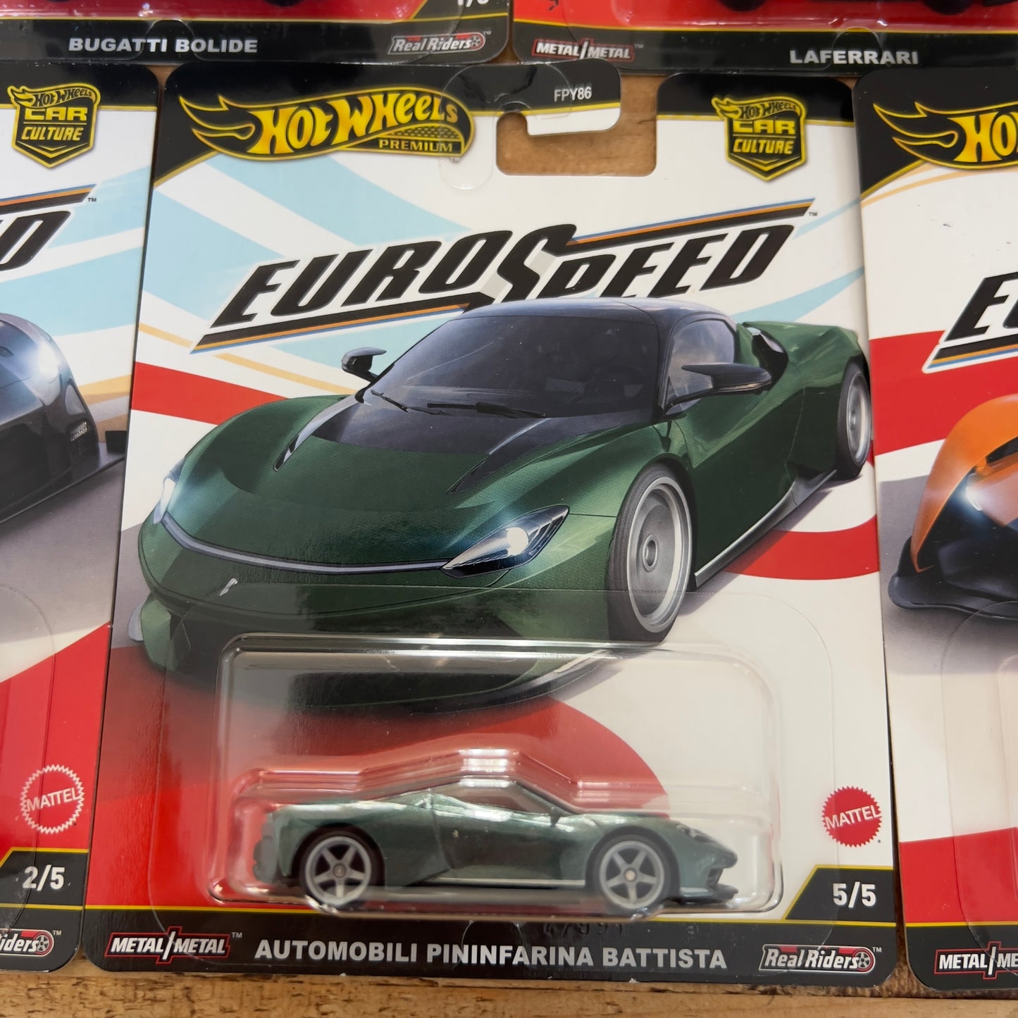 Hot Wheels Premiuk Eurospeed Full Set Of 5