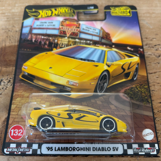 Hot Wheels Premium Boulevard 95 Lamborghini Diablo SV