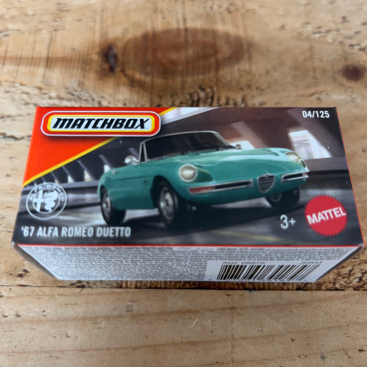 Matchbox Power Grabs ‘67 Alfa Romeo Duetto