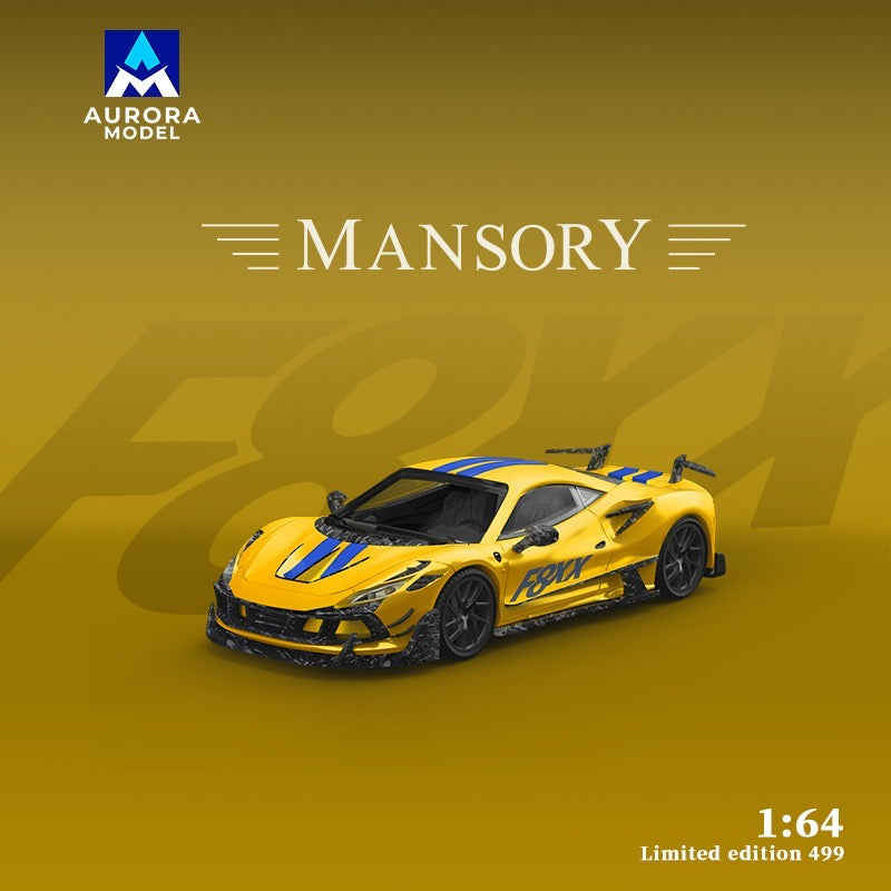 Aurora Model Mansory Ferrari F8XX With Figure