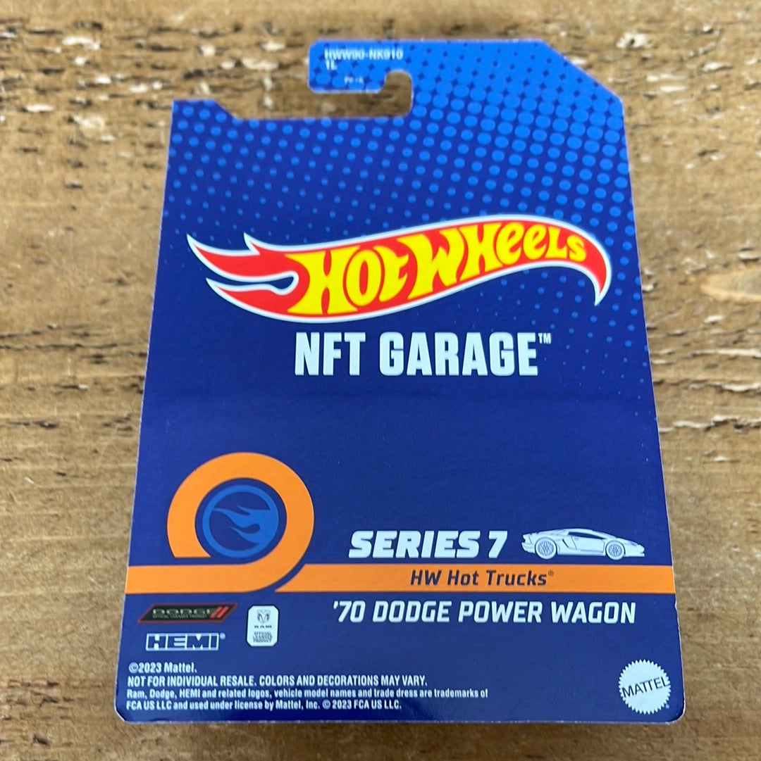 Hot Wheels NFT 70’ Dodge Power Wagon