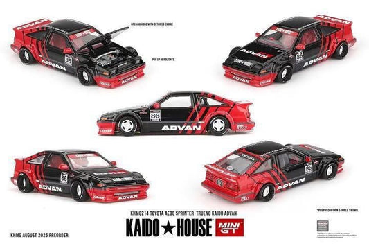 Mini GT x Kaido House Toyota AE86 Sprinter Trueno Advan #214