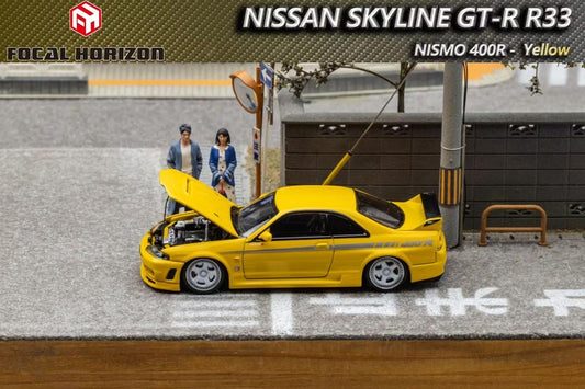 Focal Horizon Nissan Skyline R33 GTR 400R Yellow