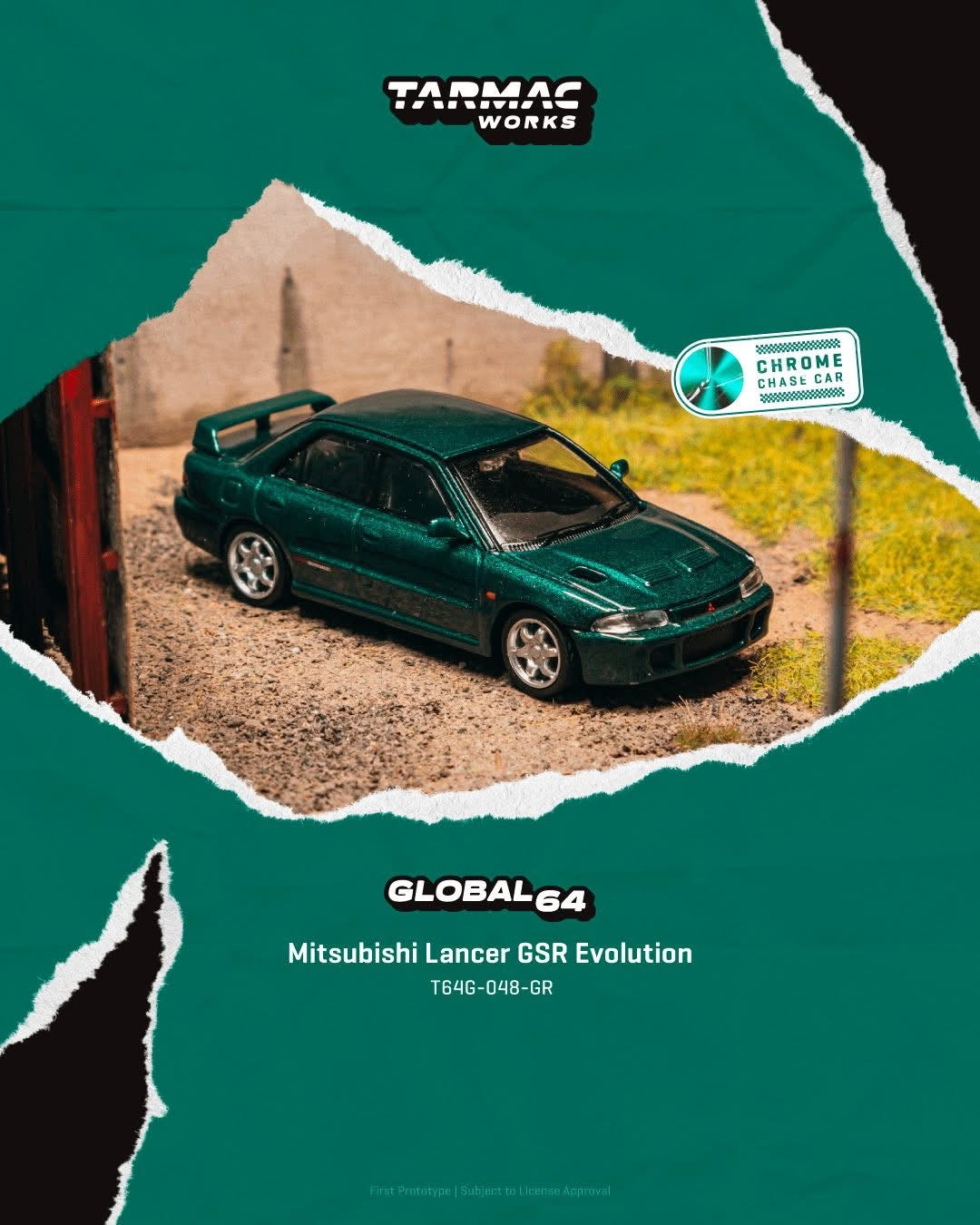 Tarmac Works Mitsubishi Lancer GSR Evolution