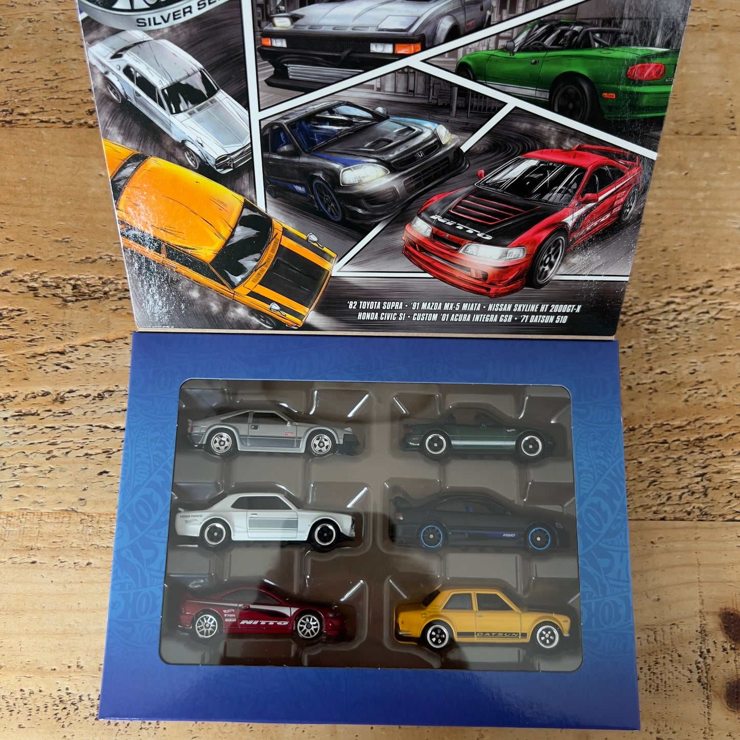 Hot Wheels Silver Series JDM 6 Pack