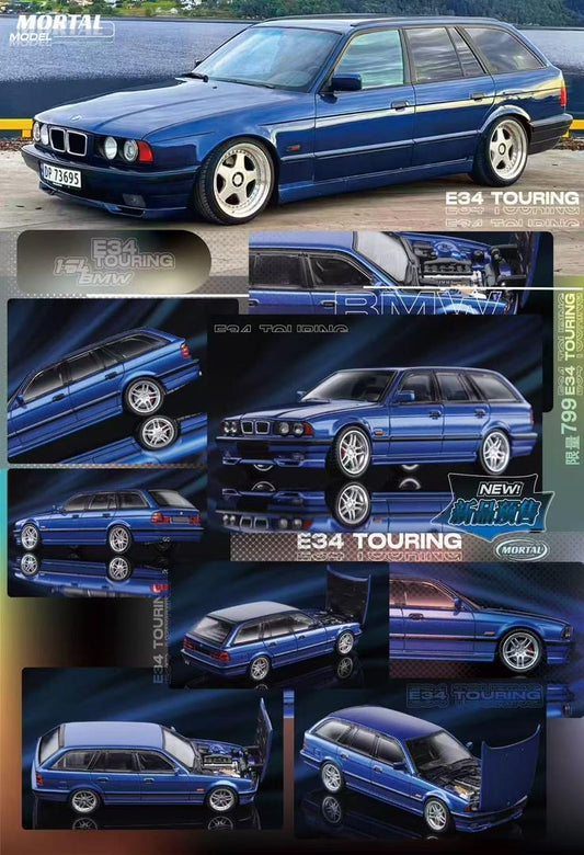 Mortal Models BMW E34 Touring Blue