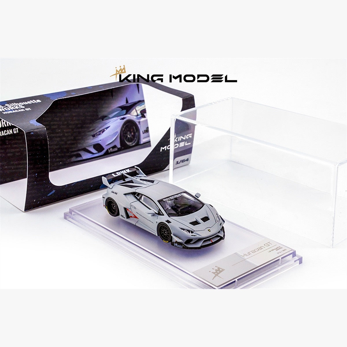 King Model LBWL Lamborghini Huracan Grey