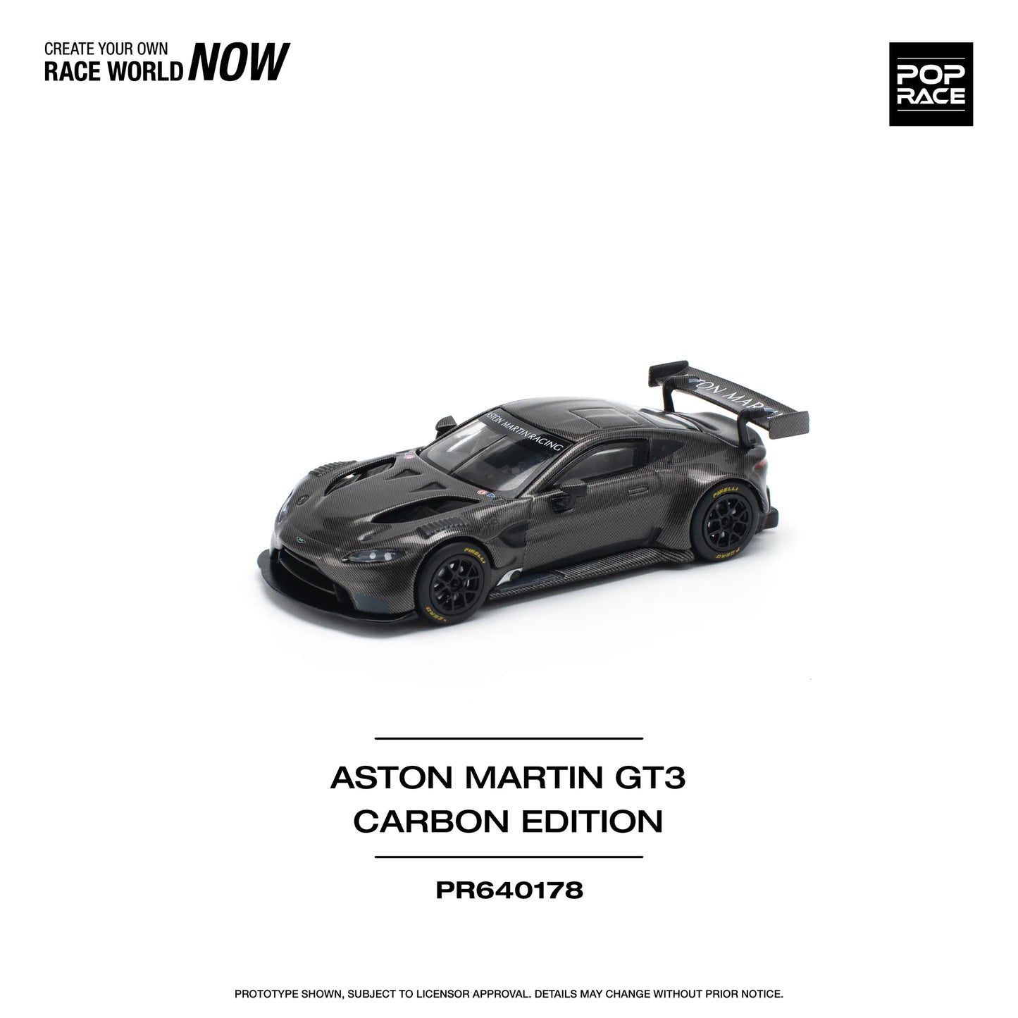 Pop Race Aston Martin GT3 Carbon Edition