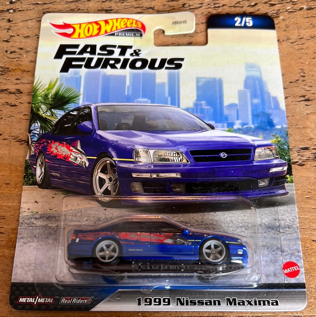 Hot Wheels Premium Fast & Furious 1999 Nissan Maxima
