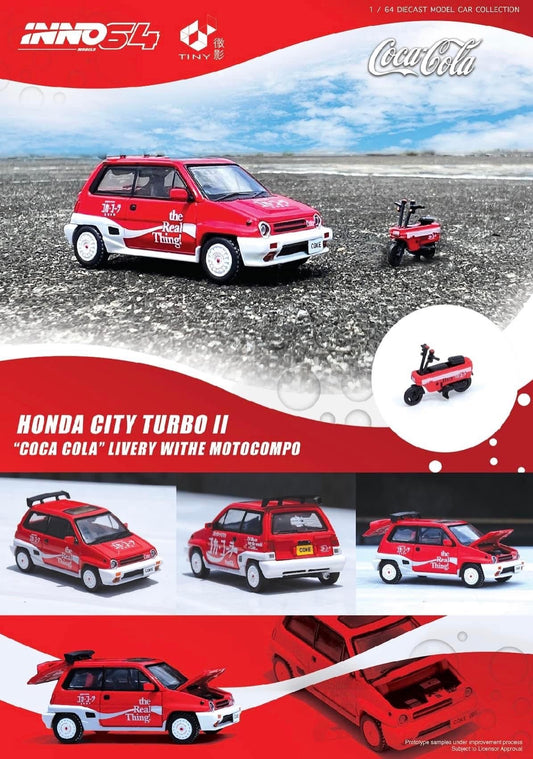 Inno64 x Tiny HK x Coca Cola Honda City Turbo