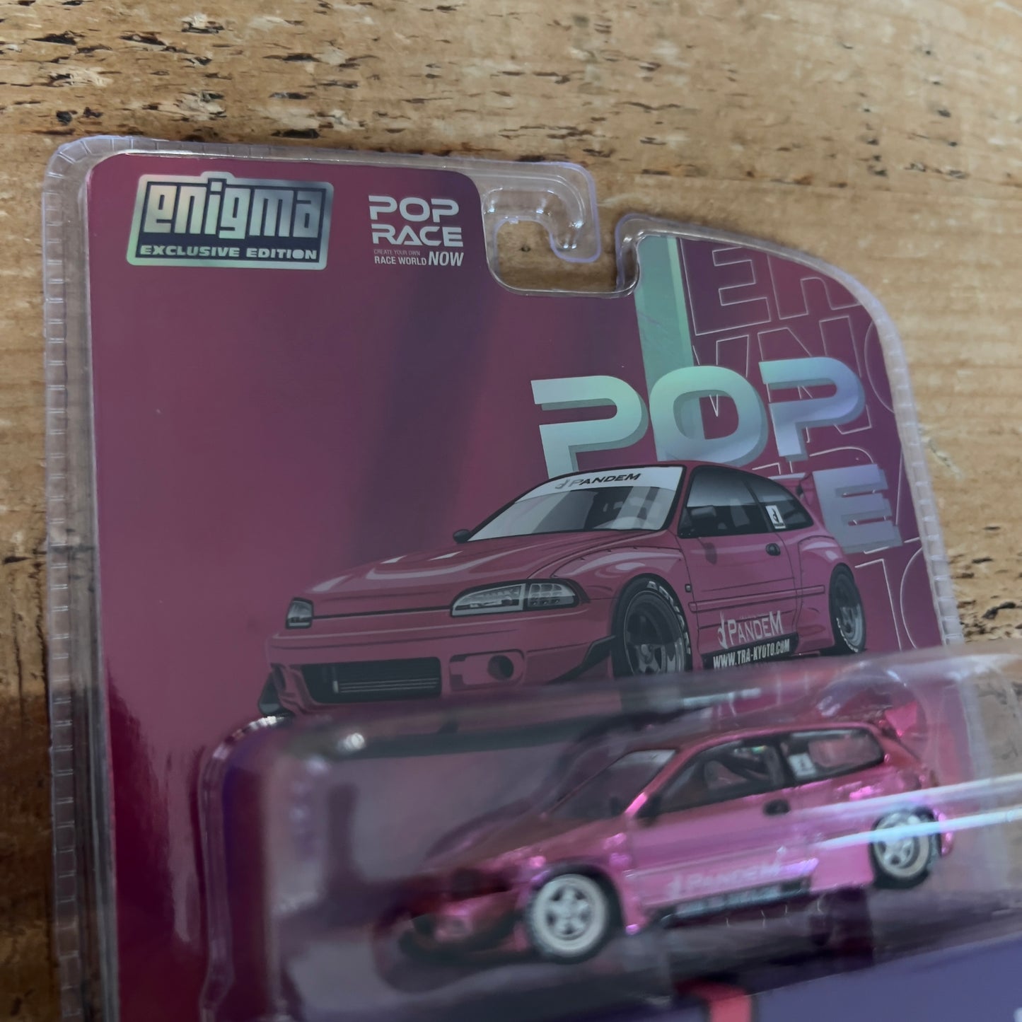 Pop Race Enigma Exclusive Pandem Honda Civic EG6 Chrome Chase