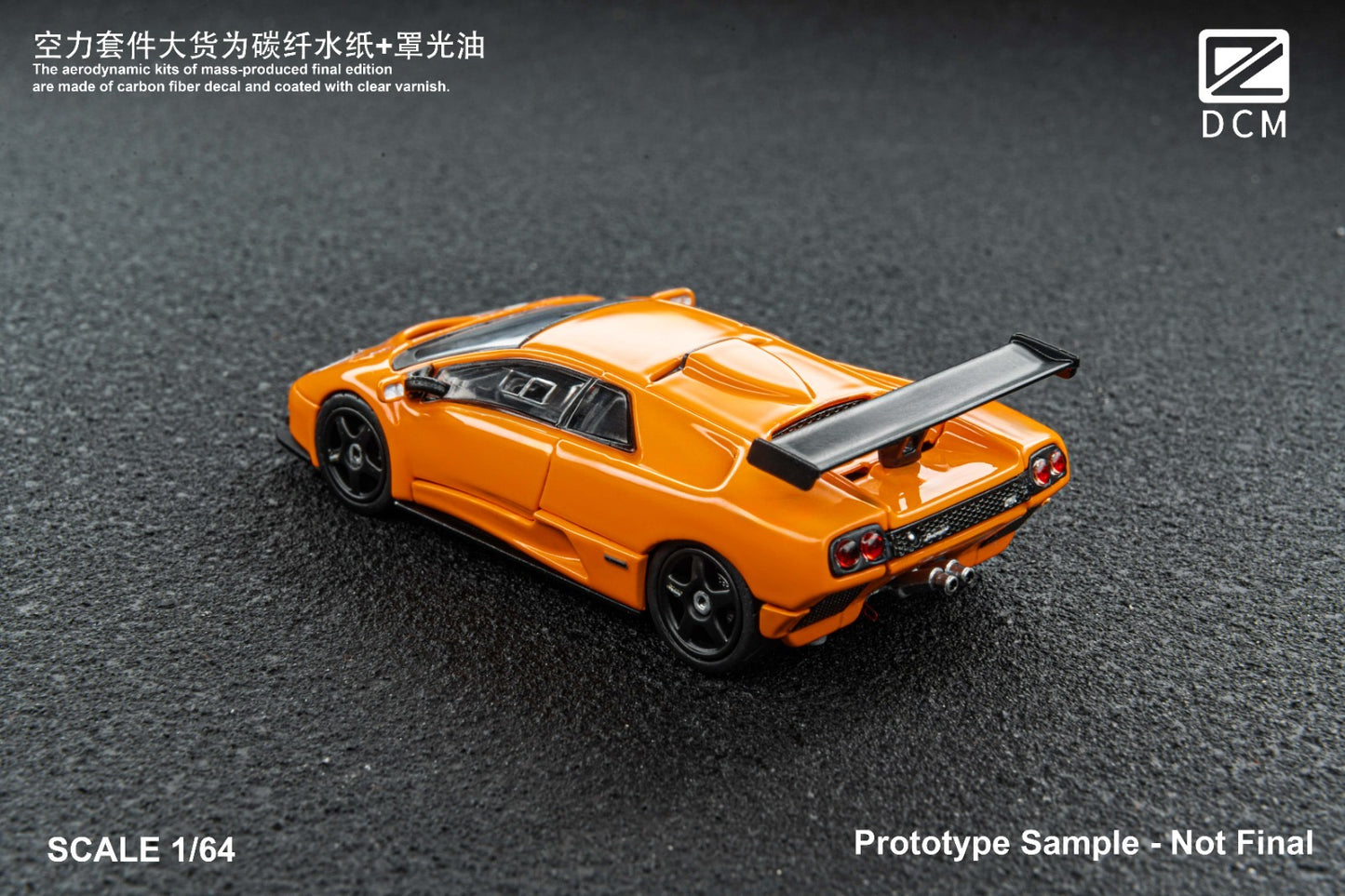 DCM Lamborghini Diablo GTR Orange
