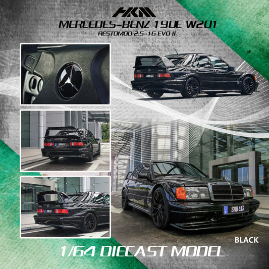HKM Mercedes Benz 190E W201 EVO II Black