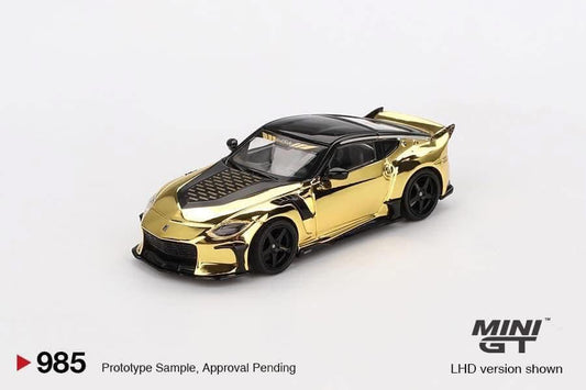 Mini GT Nissan Z Veilside FFZ400 Gold Chrome #985