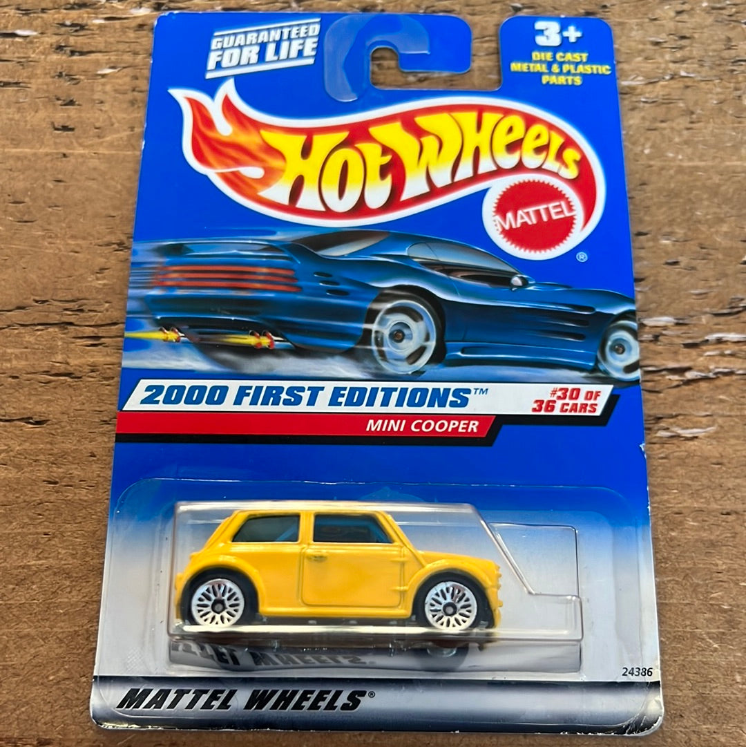 Hot Wheels Mainline 2000 First Editions Mini Cooper