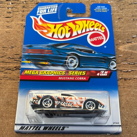 Hot Wheels Mainline Mega Graphics Series Mustang Cobra