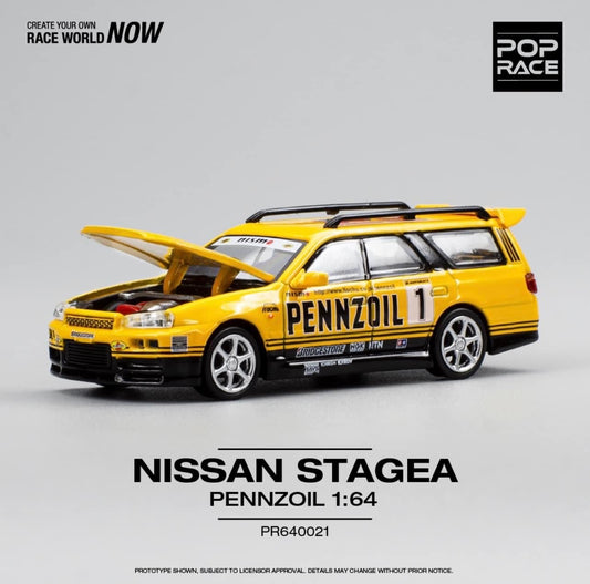 Pop Race Nissan Stagea Pennzoil