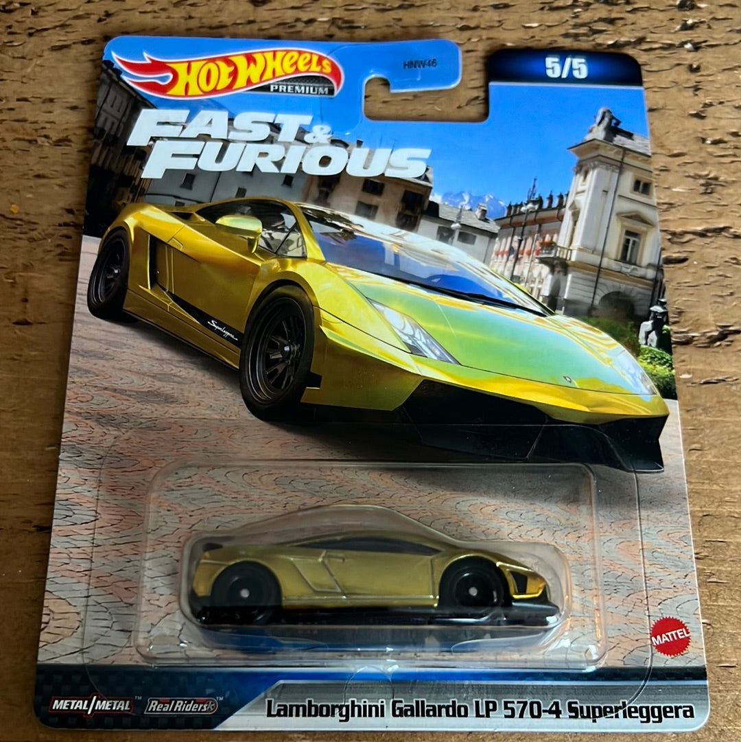 Hot Wheels Premium Fast & Furious Lamborghini Gallardo LP 570-4 Superleggera