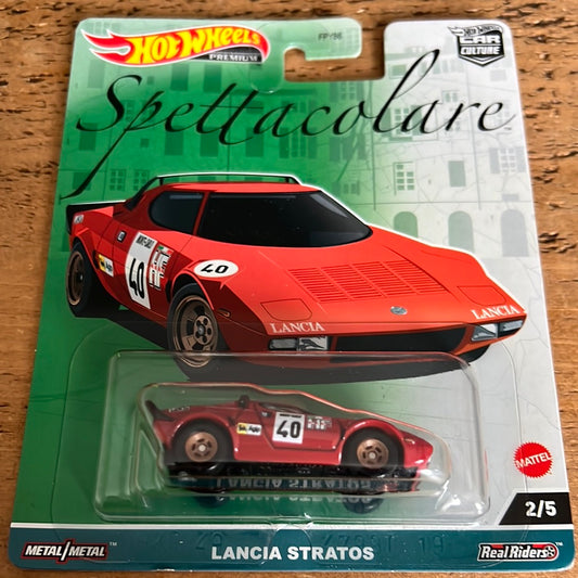 Hot Wheels Premium Spettacolare Lancia Stratos