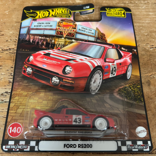Hot Wheels Premium Boulevard Ford RS200