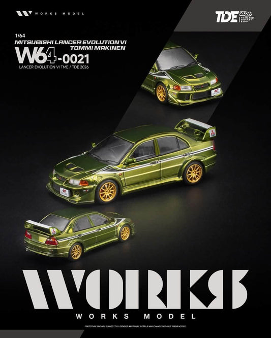 Works Model TDE Event Exclusive Mitsubishi Lancer Evolution VI Tommi Makinen
