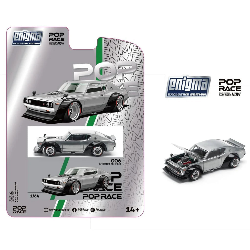 Pop Race Nissan Skyline Kenmeri KPGC110 Enigma Exclusive
