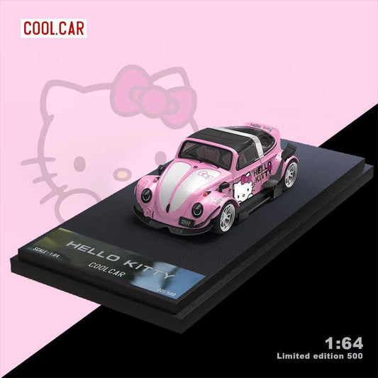 Cool Car Volkswagen Beetle RWB Hello Kitty Light Pink