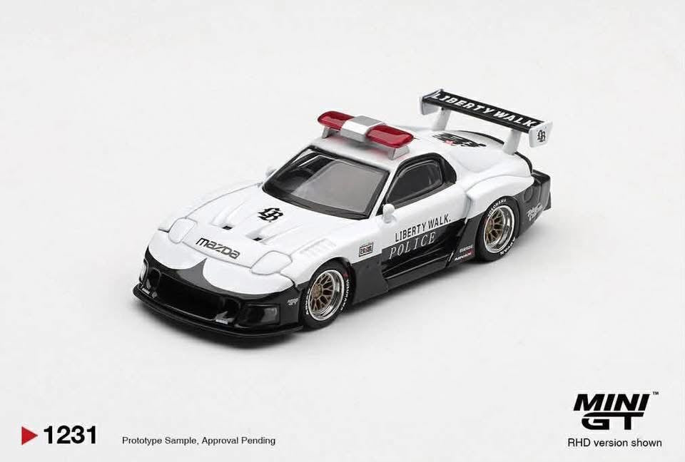Mini GT Mazda RX7 LB Super Silhouette Police #1231