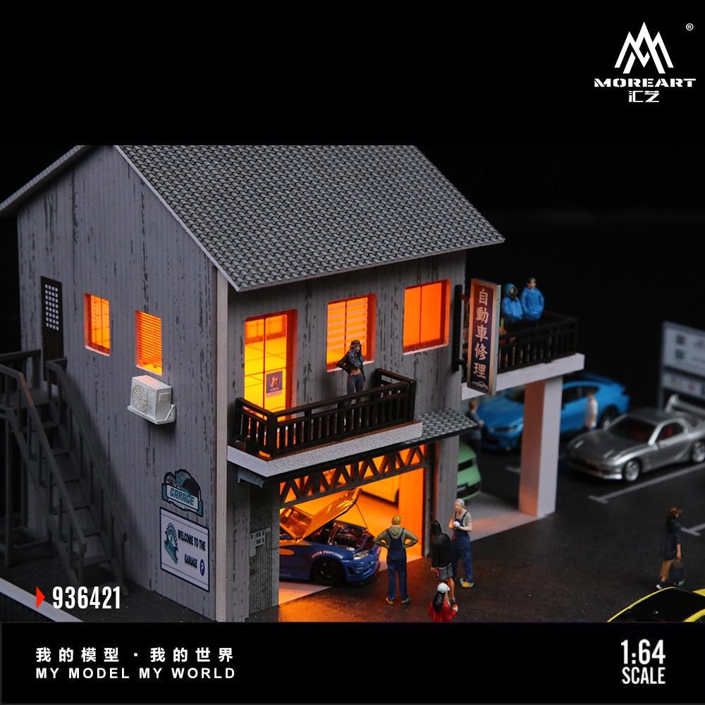 MoreArt Diorama Japanese Auto Repair Shop