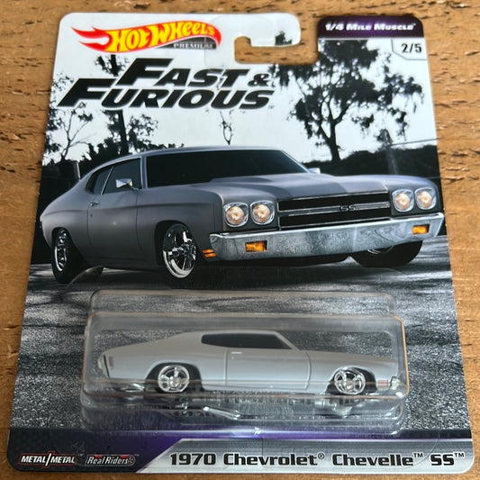 Hot Wheels Premium Fast & Furious 1/4 Mile Muscle 1970 Chevrolet Chevelle SS