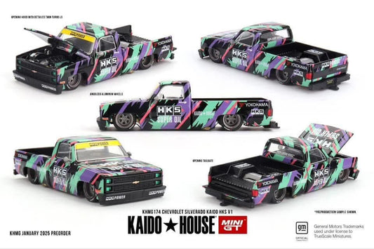 Mini GT x Kaido House Chevrolet Silverado HKS V1 #174