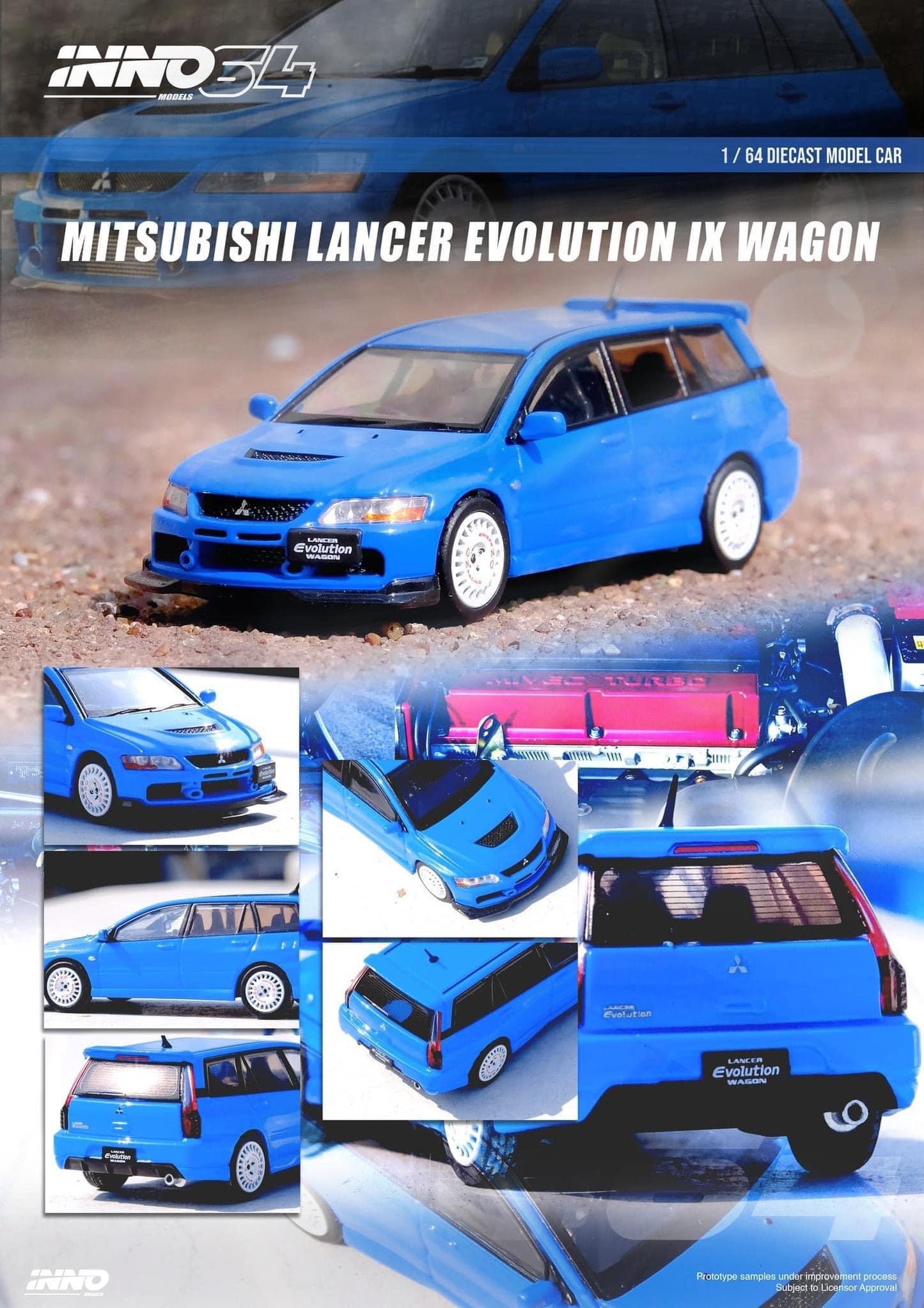 Inno64 Mitsubishi Lancer Evolution Wagon