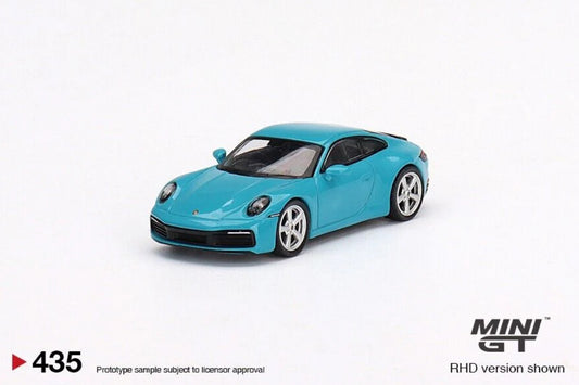 Mini GT Porsche 911 Carrera S Miami Blue #435