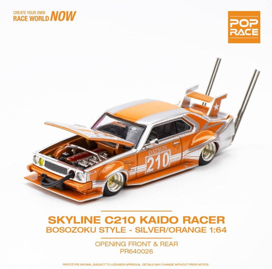 Pop Race Nissan Skyline C210 Kaido Racer Bosozuku Style