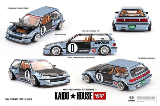 Mini GT x Kaido House Honda Civic EF Kaido Roulette #179