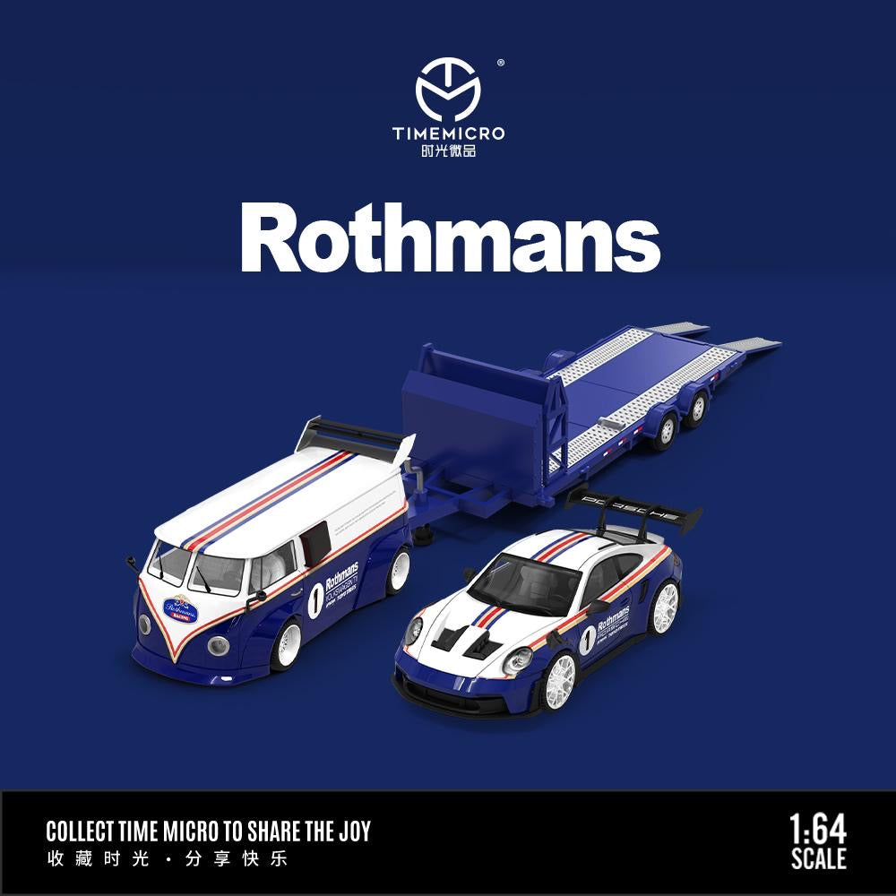 Timemicro Rothmans VW T1, Porsche 992 GT3 RS & Trailer Set