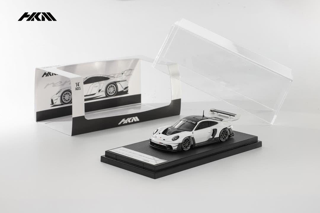 HKM Porsche 992 911 GT3 R Rennsport White