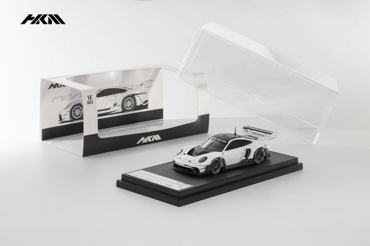 HKM Porsche 992 911 GT3 R Rennsport White